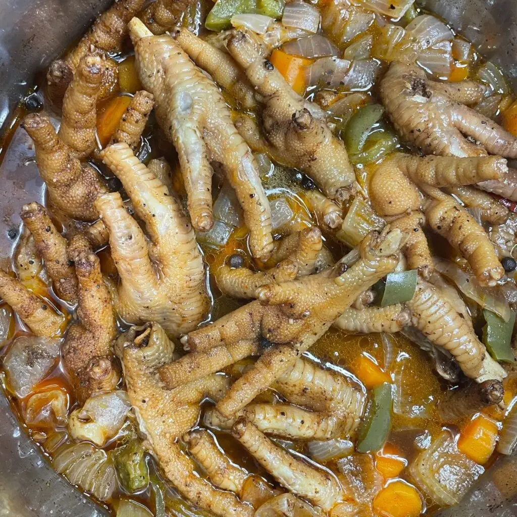 Cooked Chicken Feet