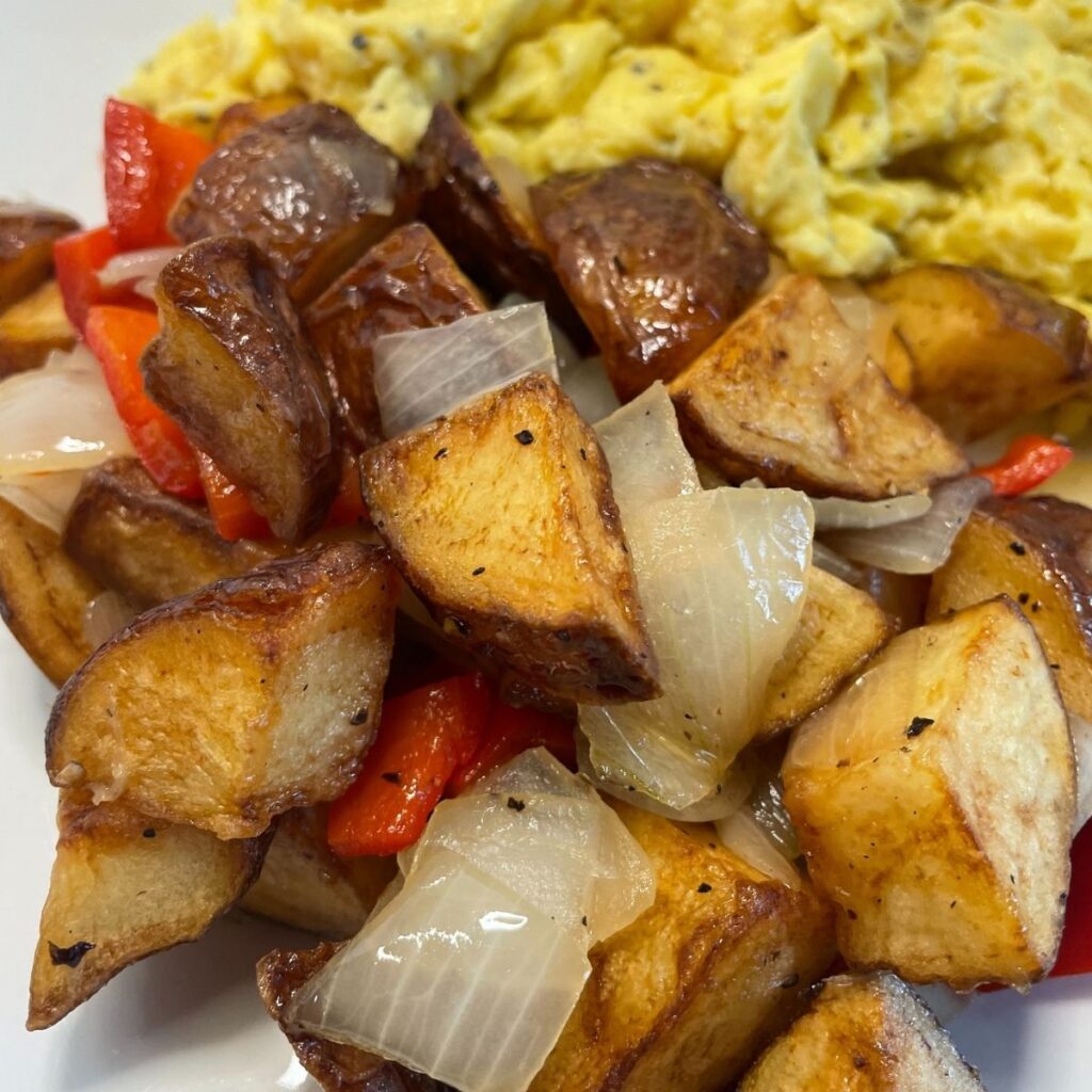 Home Fries with Peppers and Onions