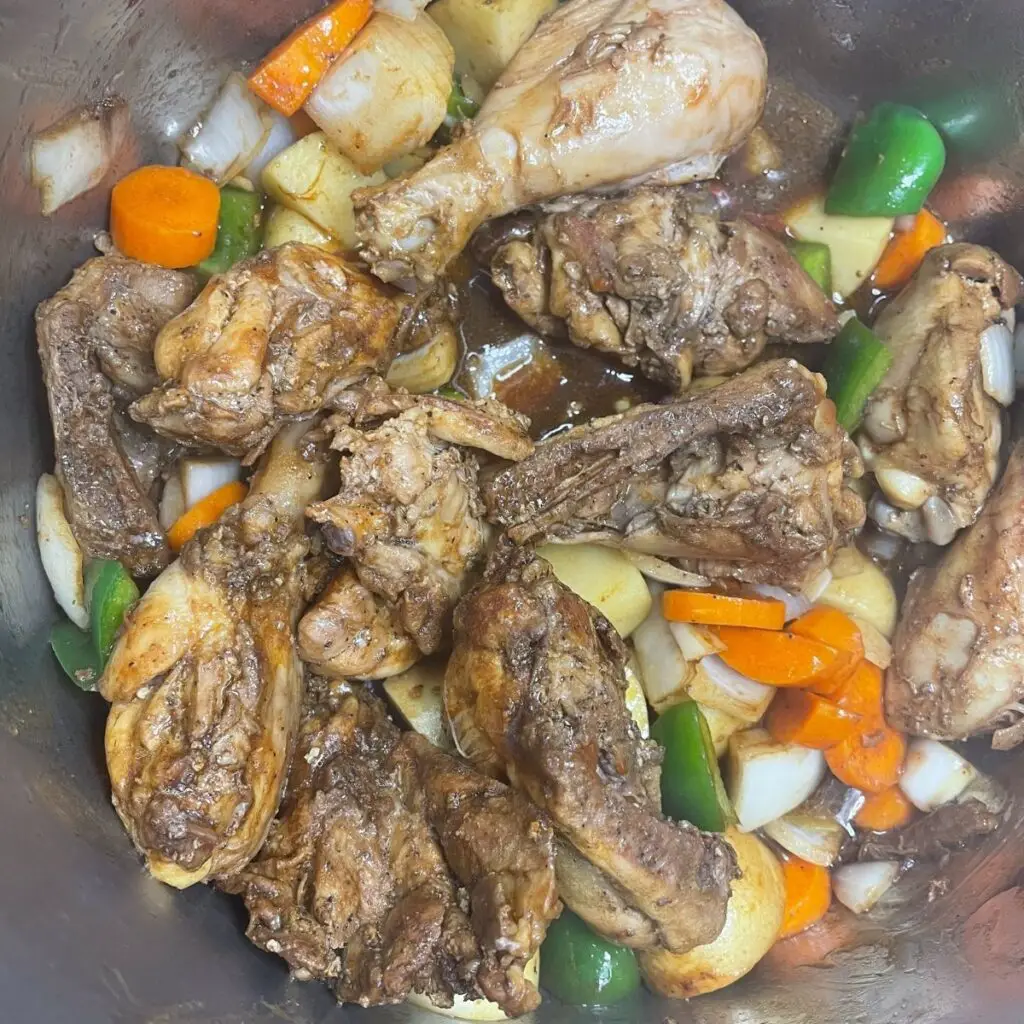 Browned Chicken for Brown Stew Chicken