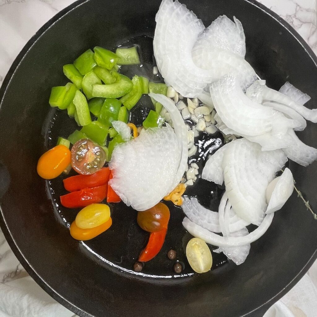 vegetables for Jamaican National Dish
