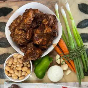Jamaican Oxtail Ingredients