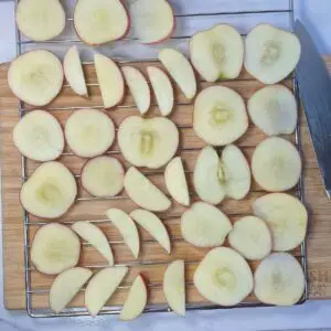 Sliced Apples for Dehydration