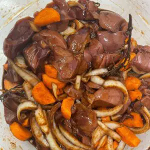 seasoned beef kidney