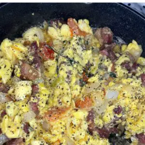 Ackee and Corned Pork